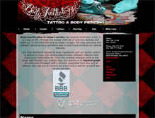 Tablet Screenshot of bodyanthology.com